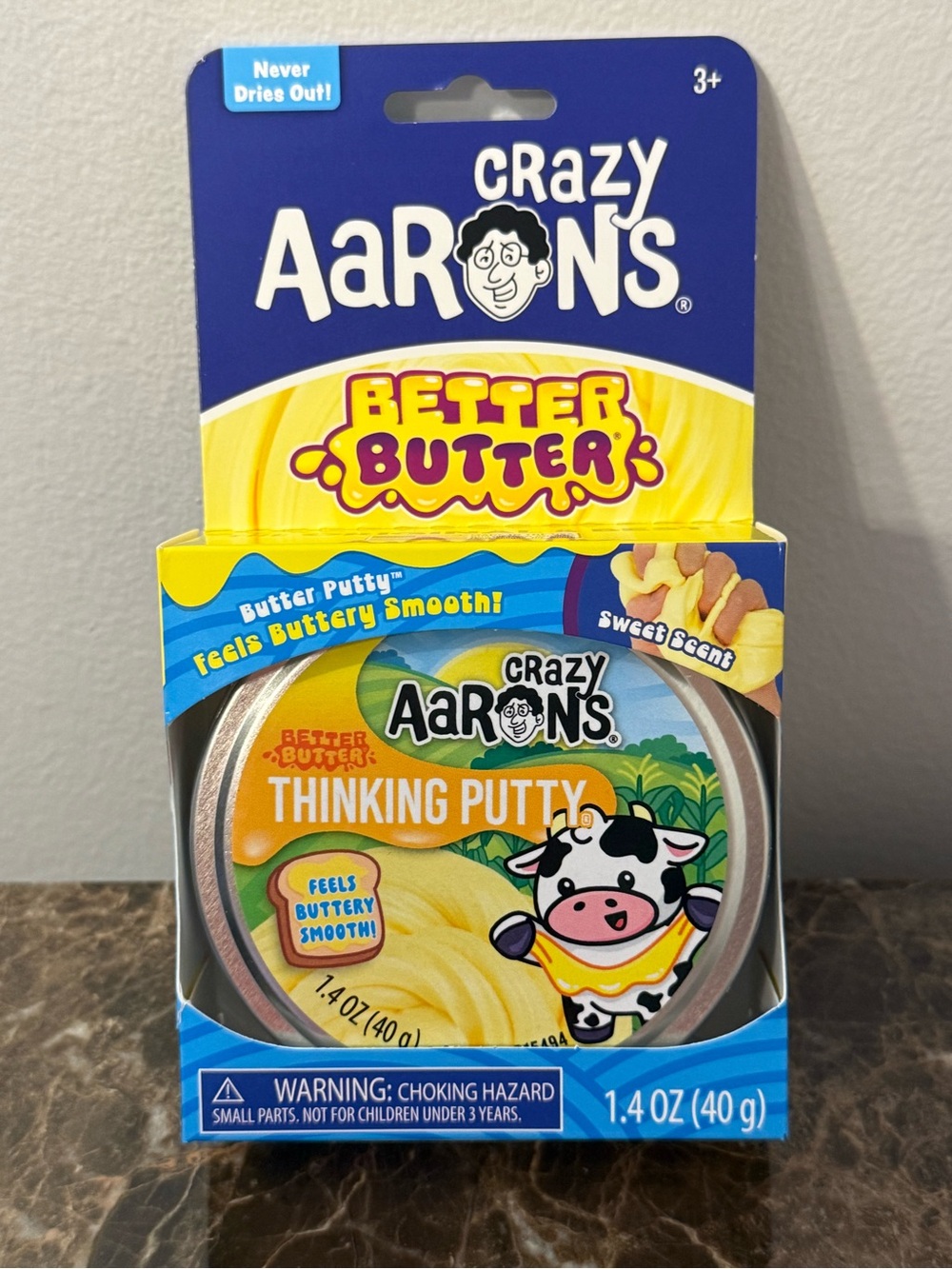 Crazy Aaron’s Better Butter Thinking Putty - Yellow